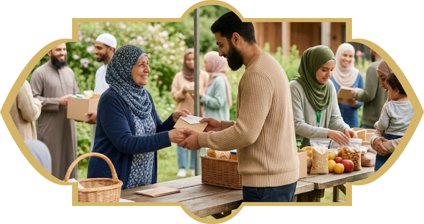 Community fundraising gathering